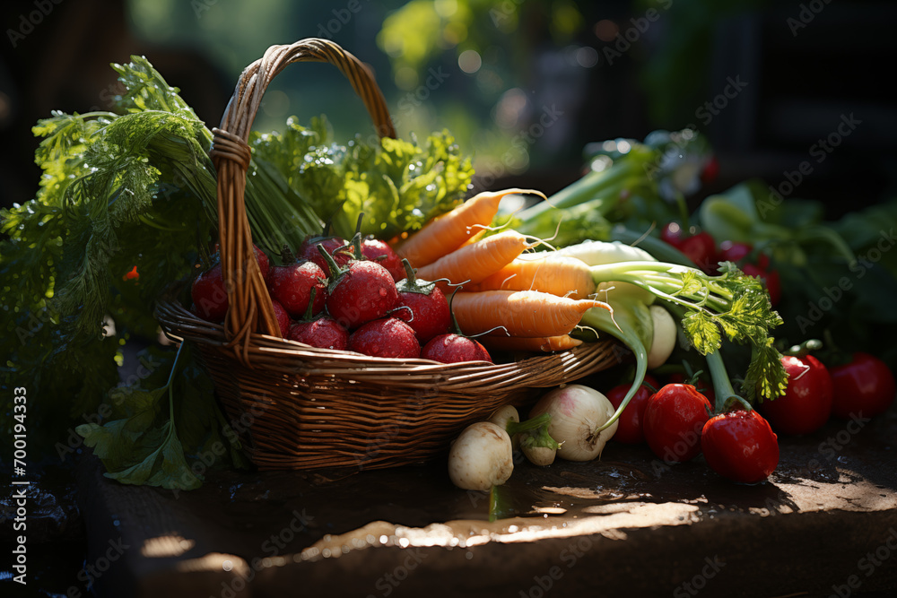 Kosz Zdrowia i Smaku. Zdjęcie przedstawiające kosz, który pełen jest