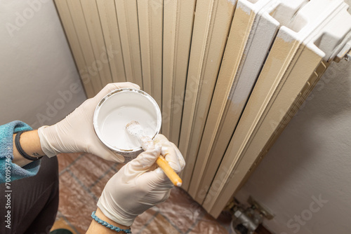 tinta bianca per termosifoni