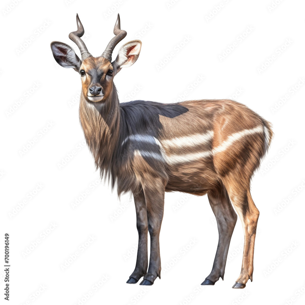 Fototapeta premium antelope isolated on white
