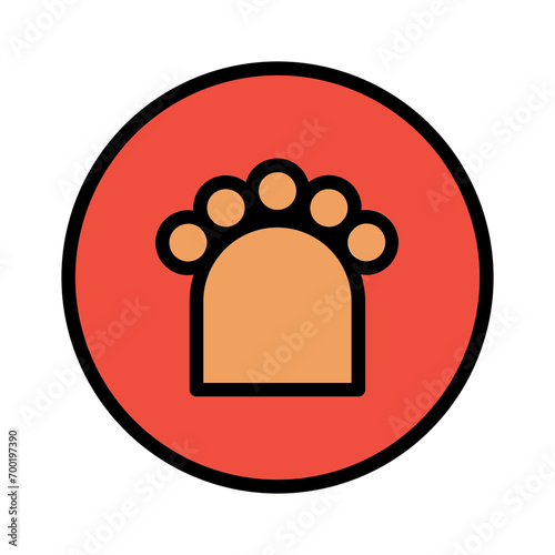 Animal Protector Working Filled Outline Icon