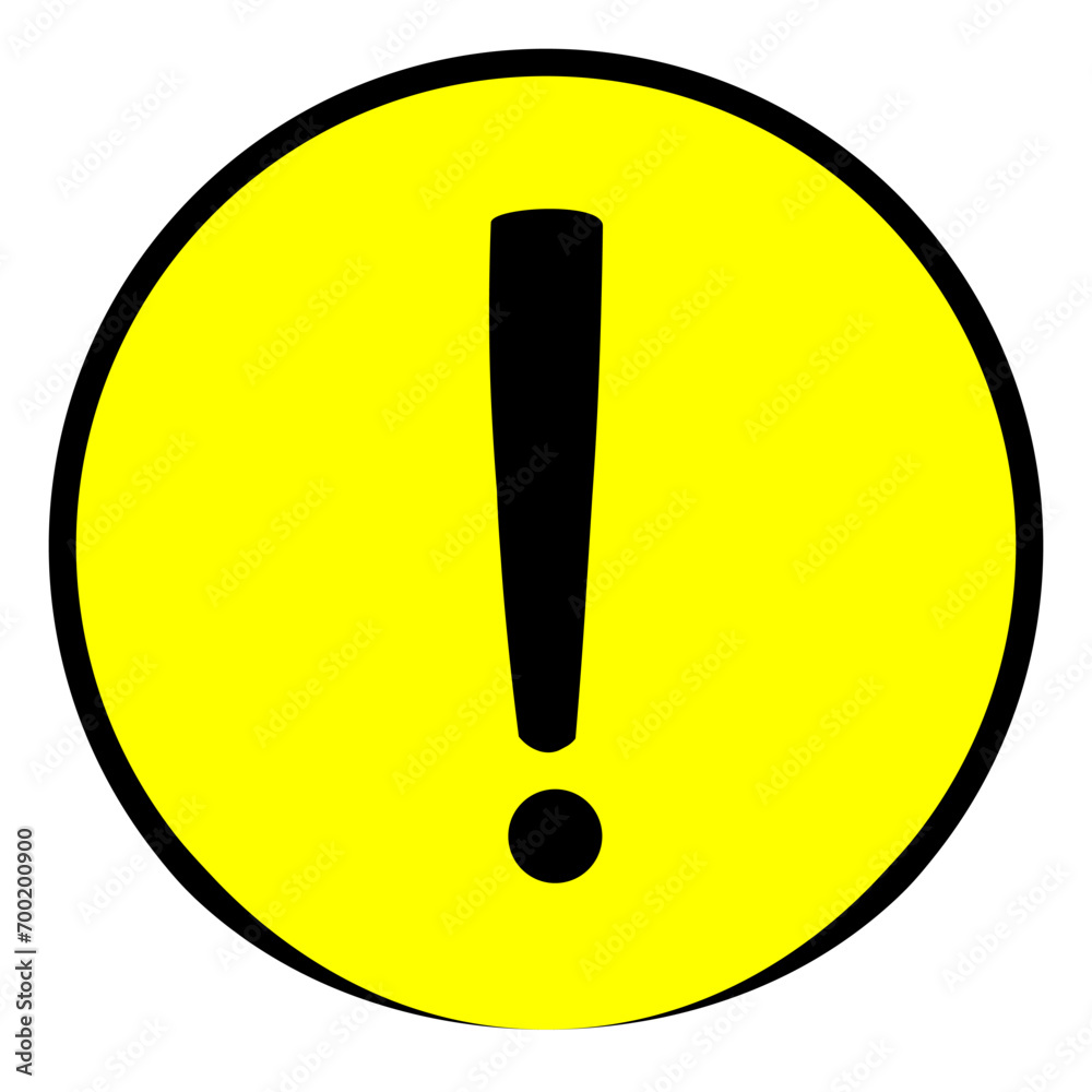 Warning attention sign with exclamation mark. Vector illustration EPS 10 File. Isolated on white background. Warning attention sign with exclamation mark. Vector illustration EPS 10 File. Isolated on white background.
