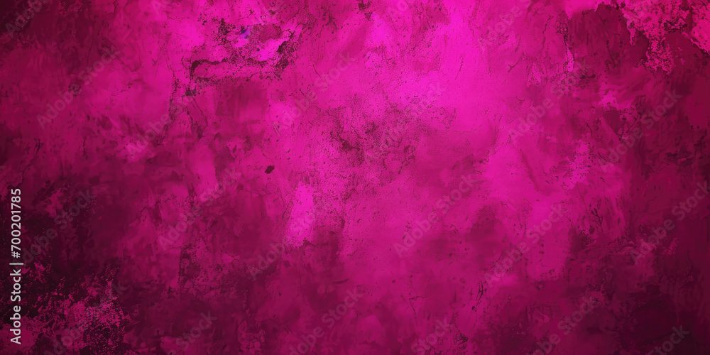 magenta Grunge wall texture rough background dark concrete floor, old grunge background.  purple Abstract Background. Painted pink bright Color Stucco Wall Texture With Copy Space - obrazy, fototapety, plakaty 