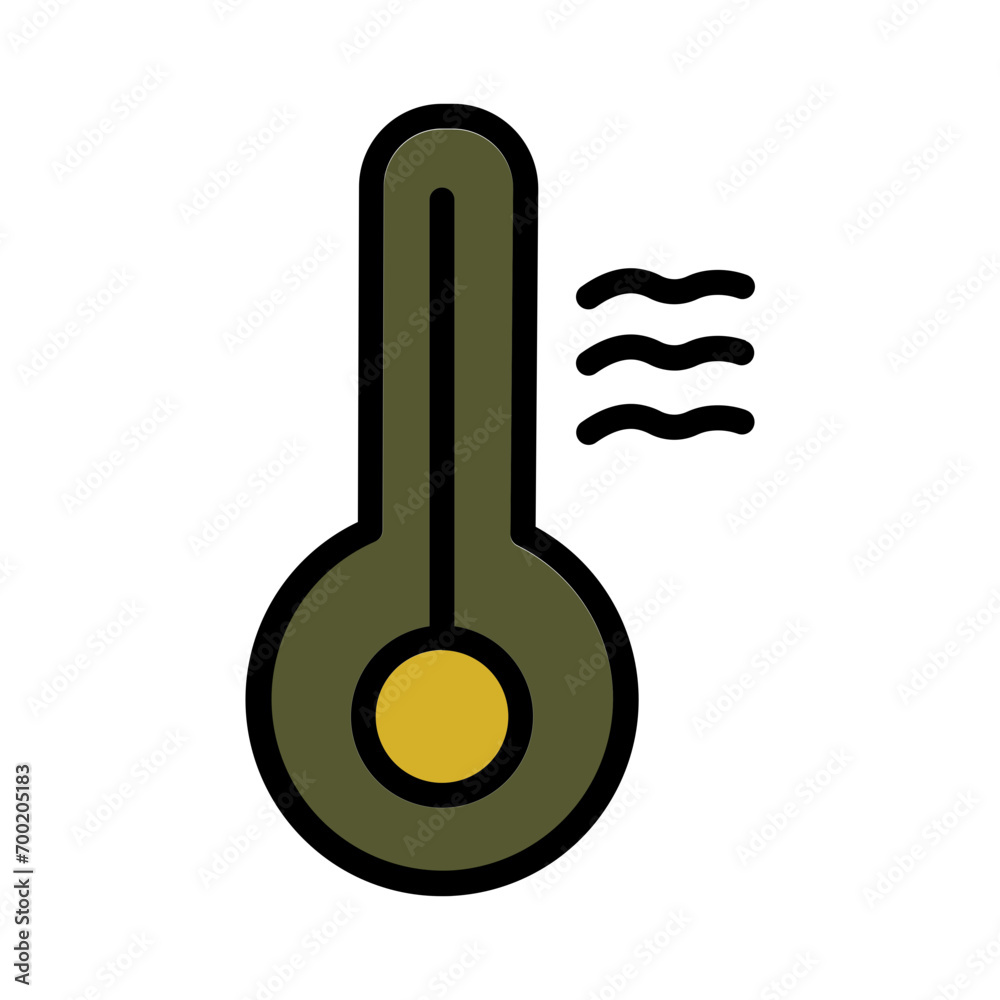 Beach Hot Nature Filled Outline Icon Beach Hot Nature Filled Outline Icon