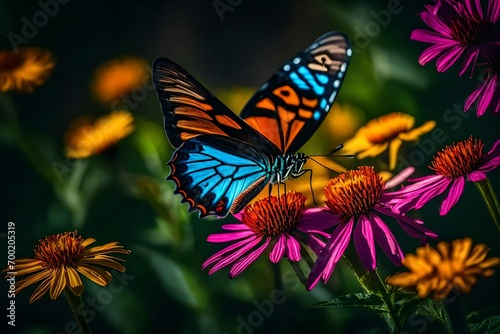 butterfly on flower © Laiba