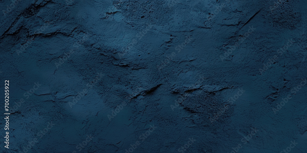 dark blue Grunge wall texture rough background dark concrete floor, old grunge background.blue Abstract Background. Painted blue bright Color Stucco Wall Texture With Copy Space - obrazy, fototapety, plakaty 