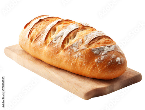 Fresh baked, isolated on a transparent or white background