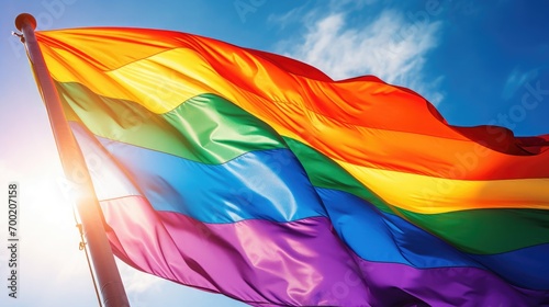 Rainbow lgbt flag