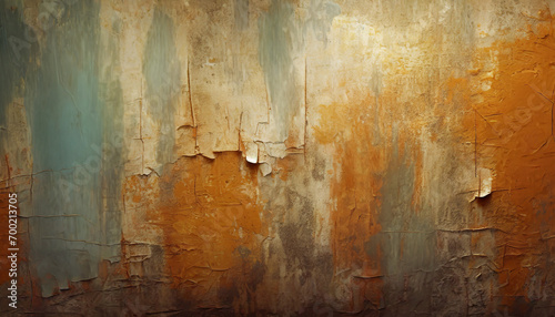 Tapeta, tło abstrakcyjne, stara ściana. Generative AI