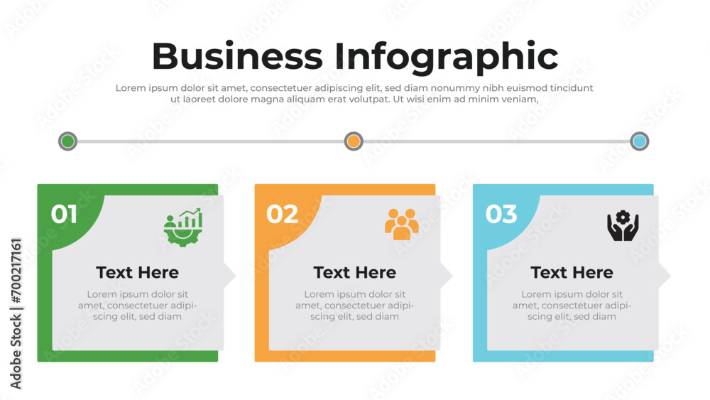 Business infographic presentation layout fully editable.