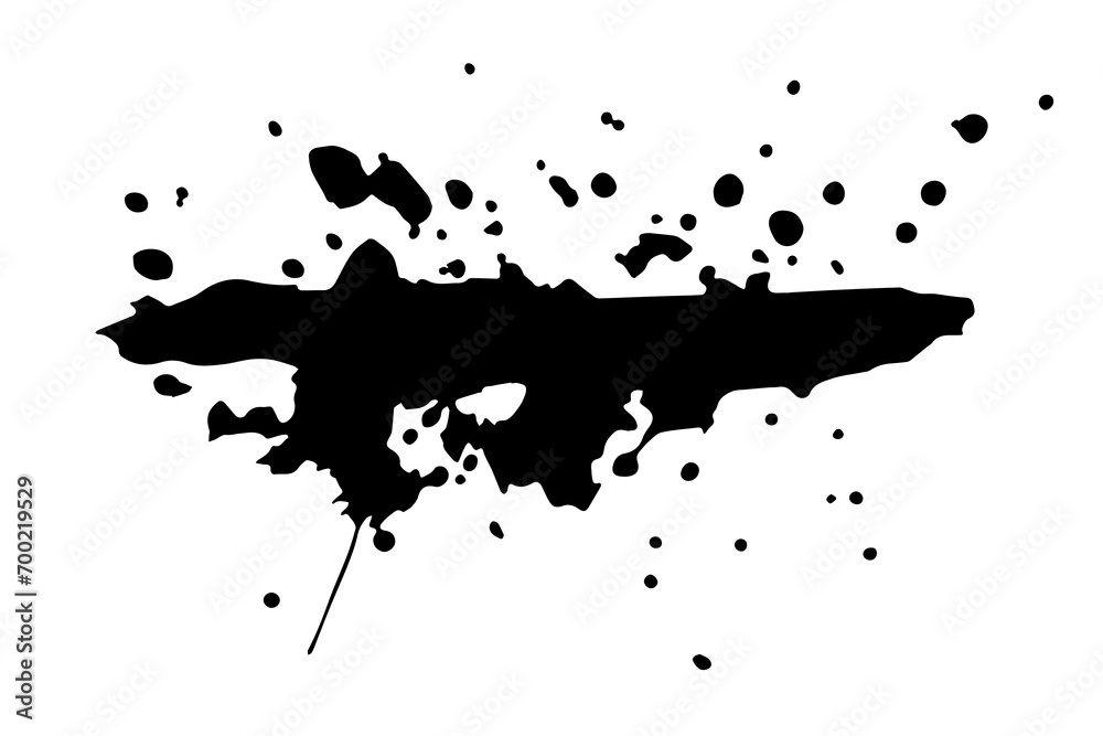 Grunge ink divider, blot with streaks,splashes,spots,dots,streaks.Abstract sepatator,splatters of paint, watercolor stain.Hand-drawn gouache paint strip,art element for design.Isolated.Vector Grunge ink divider, blot with streaks,splashes,spots,dots,streaks.Abstract sepatator,splatters of paint, watercolor stain.Hand-drawn gouache paint strip,art element for design.Isolated.Vector
