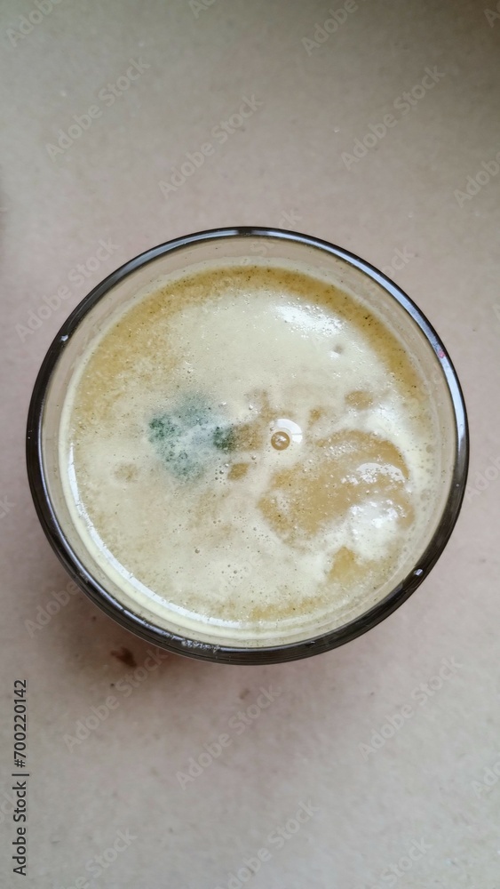 green juice in glass green juice in glass