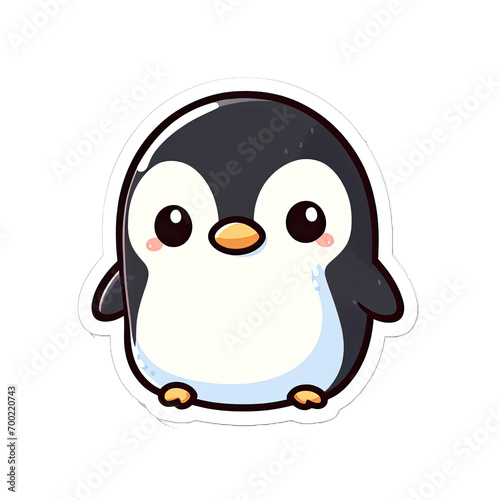 Generative AI Cute Little Penguin Sticker, cute little baby penguin sticker, Adorable little penguin stickers, Little penguin Sticker, funny penguin stickers, adorable little penguin stickers