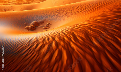 abstract orange desert sand
