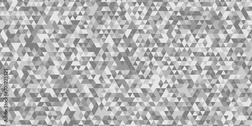 Abstract gray and white chain rough triangular low polygon backdrop background. Abstract geometric pattern gray and white Polygon Mosaic triangle Background  business and corporate background.