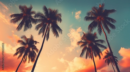 Palm trees wallpapers © Vuqar