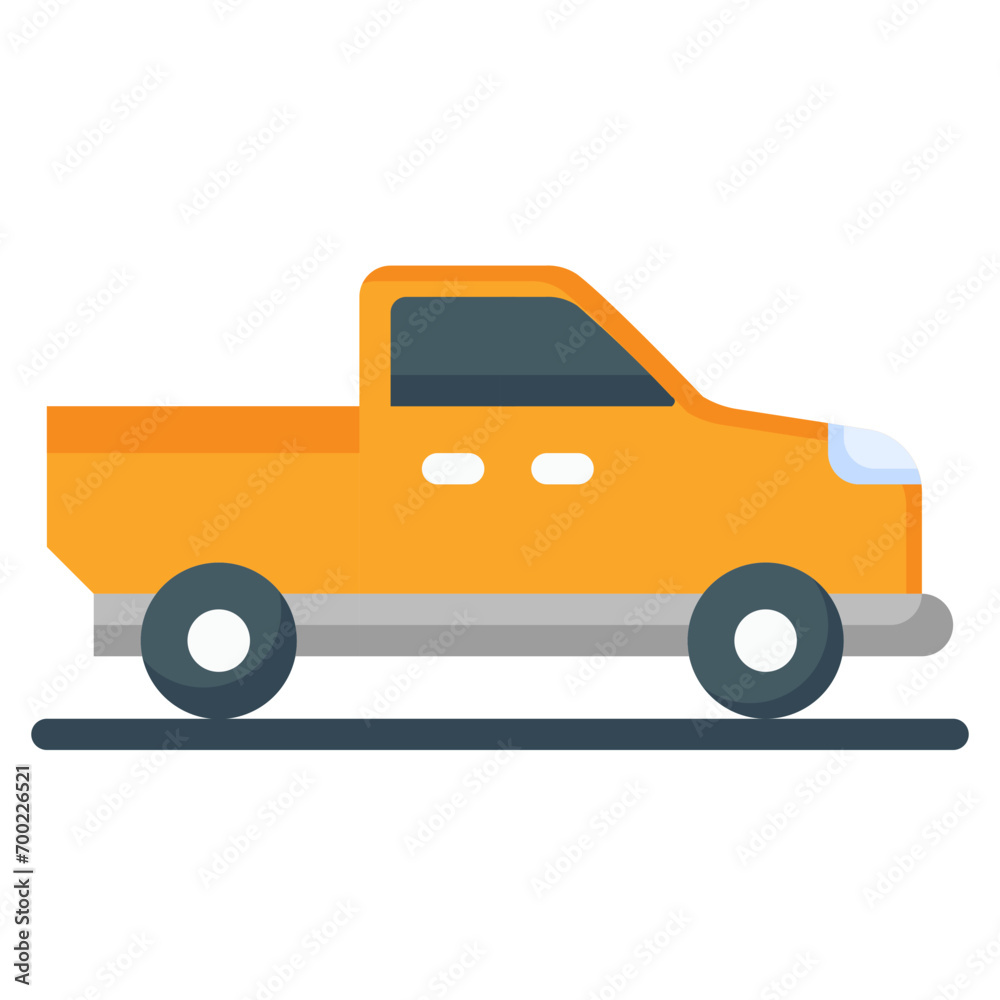 pickup truck, pickup car, pickup, car, vehicle, transportation Flat Icon pickup truck, pickup car, pickup, car, vehicle, transportation Flat Icon