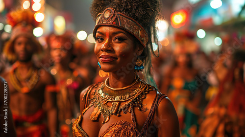 Woman at Carnival, Brazil, Fantasy photo