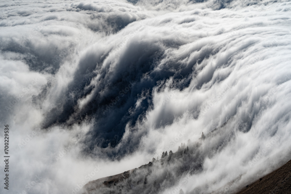 Cascata di nuvole