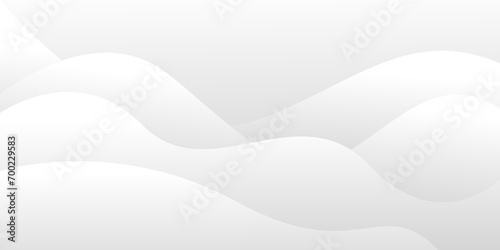 Abstract white and light gray wave modern soft luxury texture with smooth and clean vector subtle background illustration.