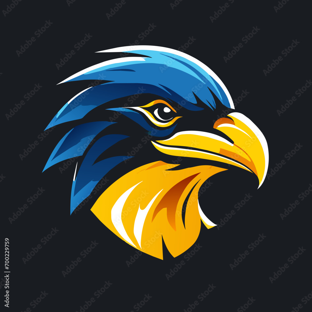 Fototapeta premium Bird Head Logo unique Creative Design