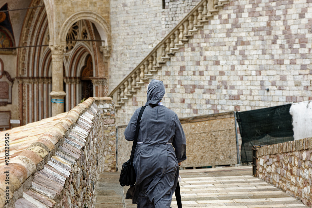 Assisi in Italy. City known for the birthplace of San Francesco, Patron