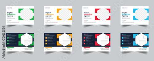 Modern Creative Corporate Post Card Template, Vector Template for Opening Invitation Editable, Professional Business Postcard Design, Event Card Design, Invitation Design, Direct Mail EDDM Template