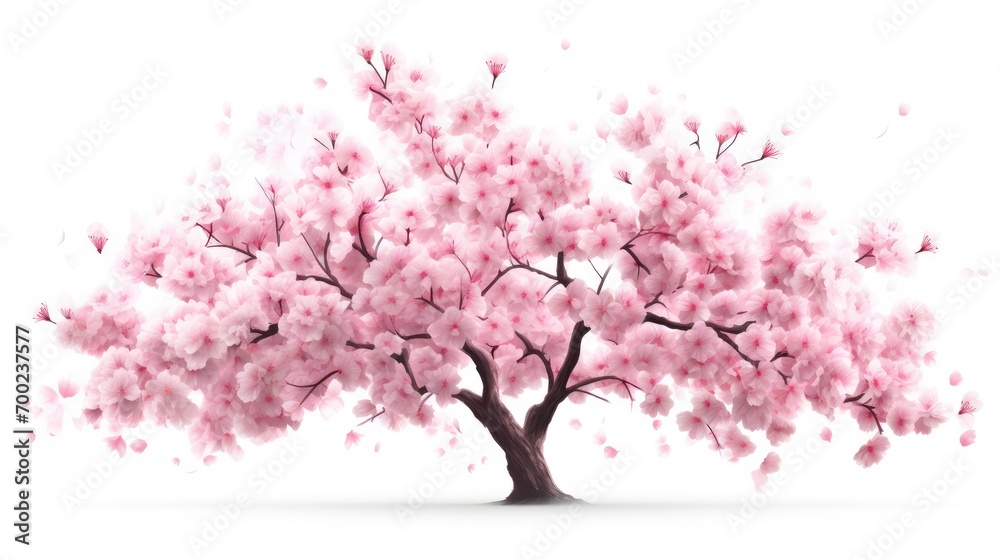 Astonishingly beautiful simple stylized iconographic cherry blossom tree, completely white background, breathtaking detail, 8k, high definition, illustrious petals, masterpiece Astonishingly beautiful simple stylized iconographic cherry blossom tree, completely white background, breathtaking detail, 8k, high definition, illustrious petals, masterpiece