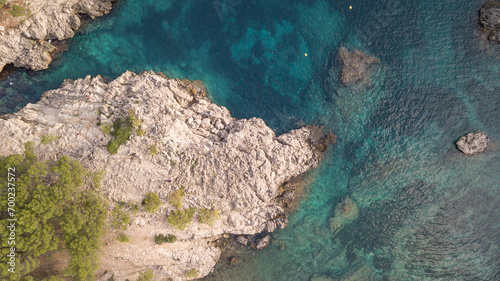 SPAIN - MALLORCA Drone view for a beautiful mediterranean bay © Kevin