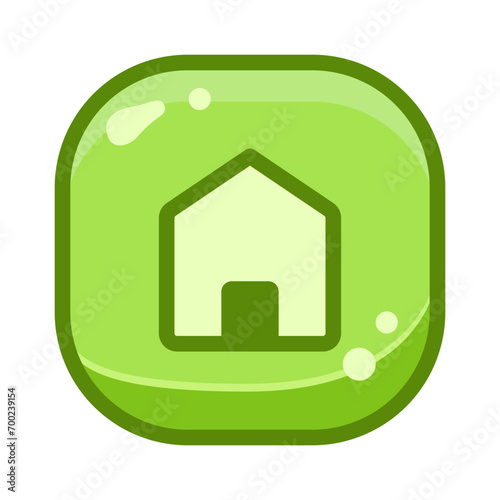 Cute Bubble Home Game Icon