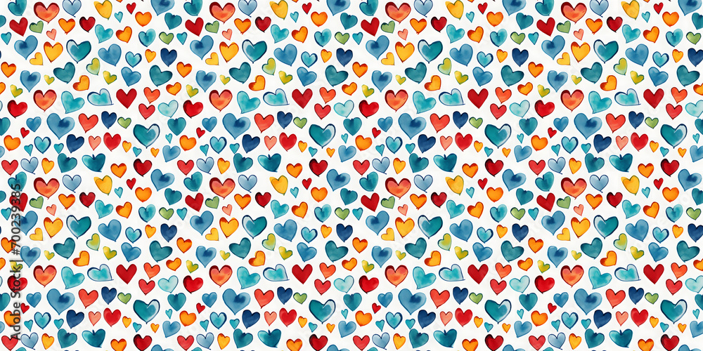 beautiful wallpaper with drawings of multicolored hearts beautiful wallpaper with drawings of multicolored hearts