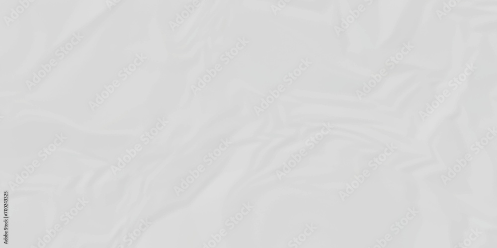 Naklejka premium White wave paper crumpled texture. white fabric textured crumpled white paper background. panorama white paper texture background, crumpled pattern texture background.
