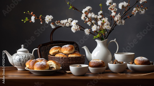 Coffee and Buns in Easter Celebration