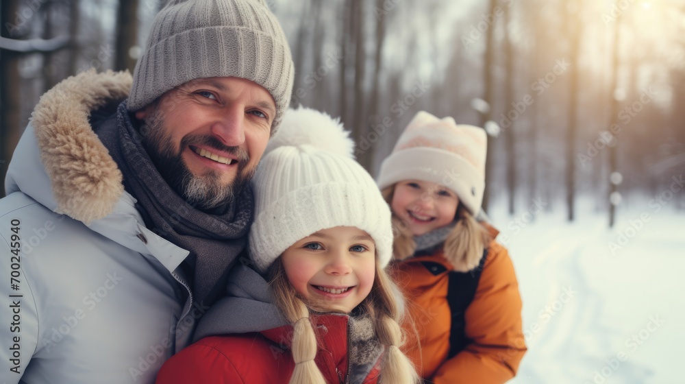 Happy and cheerful family mommy daddy and daughters positive smile Happy and cheerful family mommy daddy and daughters positive smile