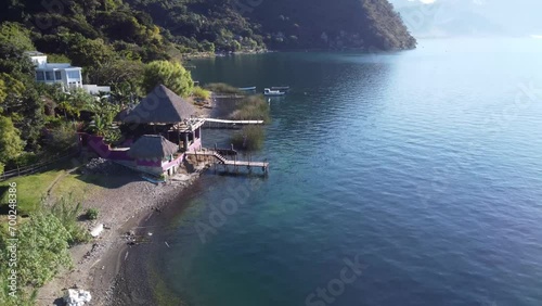 Wallpaper Mural Atitlan is the biggest lake in Guatemala. The cities around the lake are best accessible by water taxi. Encircled by 5 Volcanos, Atitlan is a very great tourist attraction in Latin-America.  Torontodigital.ca