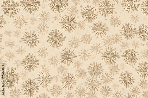 seamless pattern with flowers, A seamless snowflakes pattern on a light beige background stock illustration