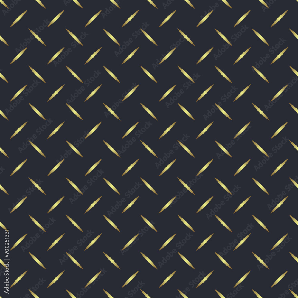 Seamless metal pattern and texture, vector illustration