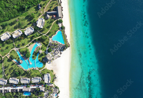 Amazing bird eyes view in Zanzibar