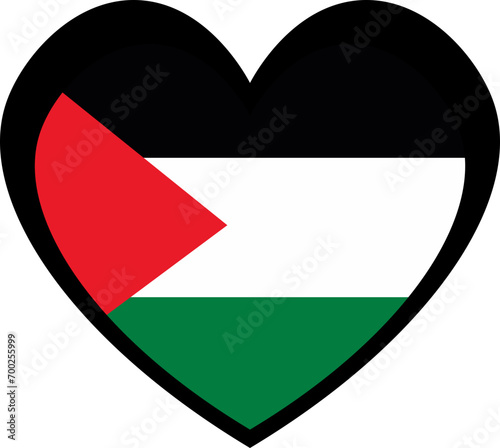 Palestine Heart Icon Free Download Palestine Heart Icon - GFXLoad