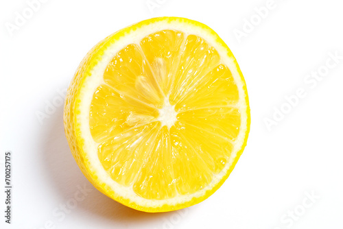 Lemon on a white background, citrus