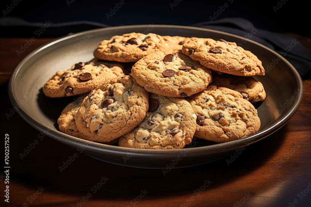 Healthy oatmeal banana ?ookies with ?hocolate chips