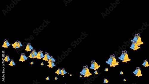 emoji, bells, emoticon, celebration, symbol, digital, communication, character, festive, holiday, Christmas, online, chat, convey, feelings, reaction, symbolize, digital communication, graphical, faci photo