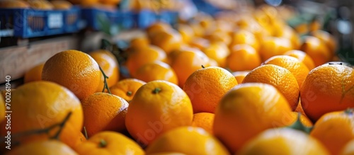 Lab-grown oranges produced with hormones and fake barcode. photo