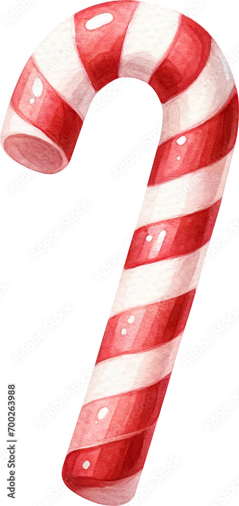 Obraz premium Winter wonderland candy cane