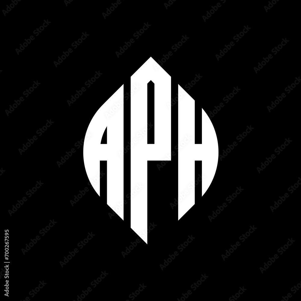 APH circle letter logo design with circle and ellipse shape. APH ellipse letters with typographic style. The three initials form a circle logo. APH Circle Emblem Abstract Monogram Letter Mark Vector. APH circle letter logo design with circle and ellipse shape. APH ellipse letters with typographic style. The three initials form a circle logo. APH Circle Emblem Abstract Monogram Letter Mark Vector.