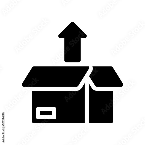 unpacking glyph icon