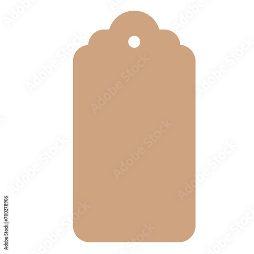 Vintage label shape