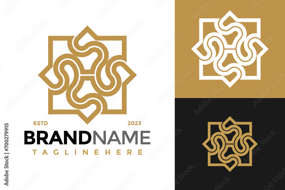 Stylish Letter H Ornament Logo design vector symbol icon illustration Stylish Letter H Ornament Logo design vector symbol icon illustration
