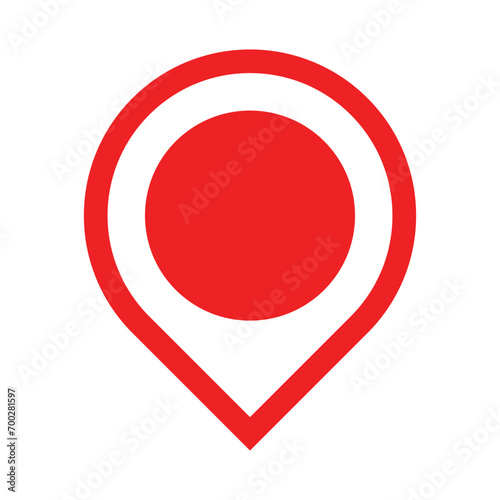 Free Download map pin vector logo template, locator icon - GFXLoad