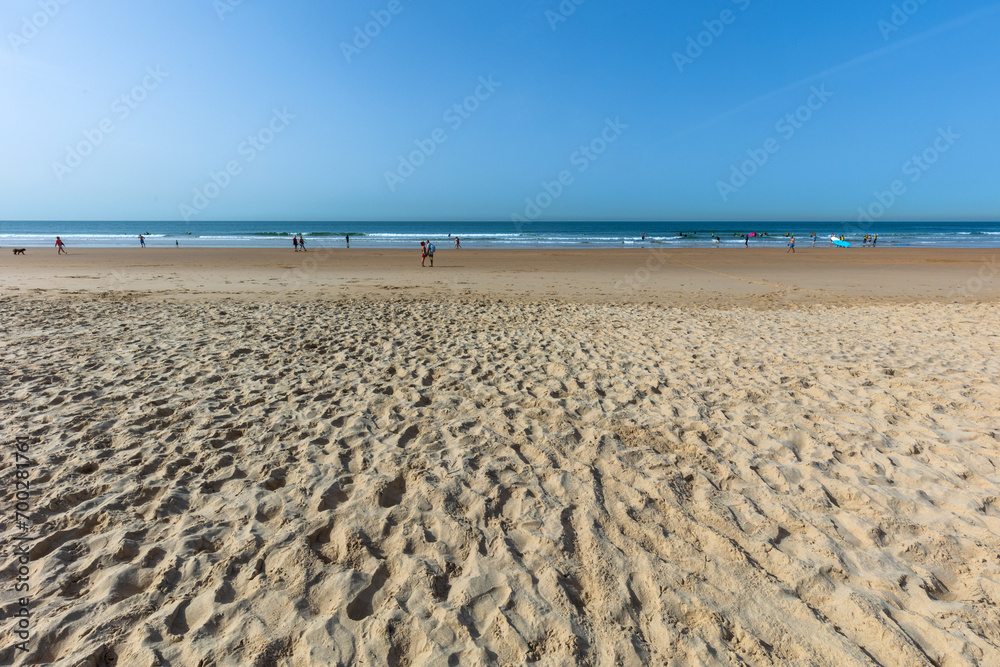 Praia de Carcavelos a Lisbona in Portogallo Praia de Carcavelos a Lisbona in Portogallo
