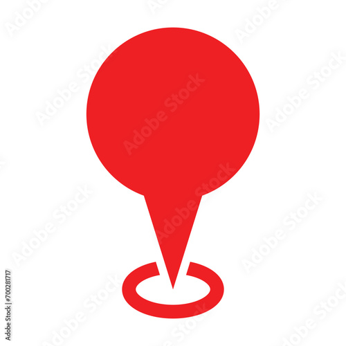 map pin vector logo template, locator icon